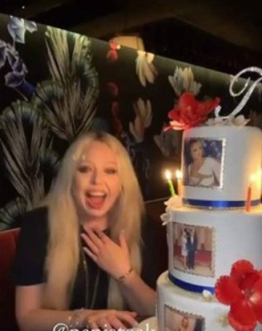 La hija rebelde del presidente celebró su cumpleaños el fin de semana en un exclusivo restaurante griego de Miami junto a su novio Michael Boulos y un grupo de amigos cercanos.