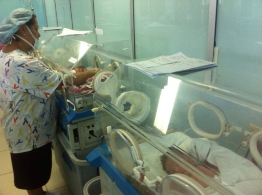Nacen trillizos en el hospital Mario Rivas de San Pedro Sula