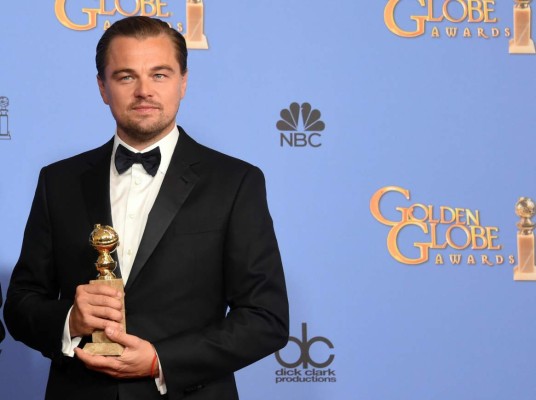 Leonardo DiCaprio se lleva el Globo de Oro al mejor actor de drama