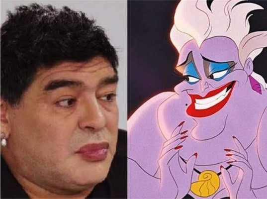 Los memes del nuevo rostro de Diego Maradona