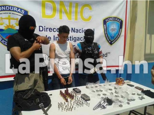 Capturan a supuesto jefe de la pandilla 18 en Chamelecón
