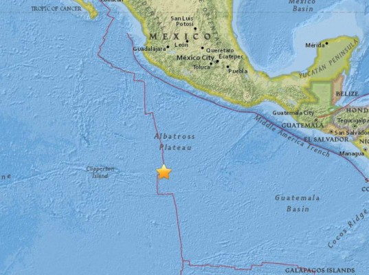 Un terremoto de magnitud 6,8 sacude el Pacífico sur