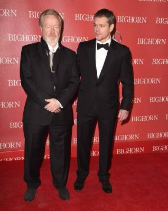 Matt Damon y Ridley Scott.