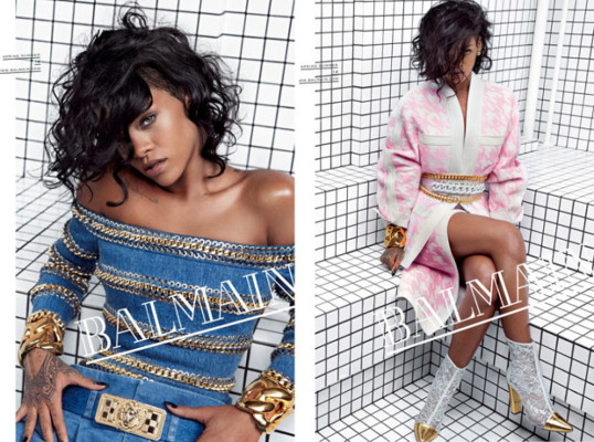 Rihanna, la nueva imagen de Balmain