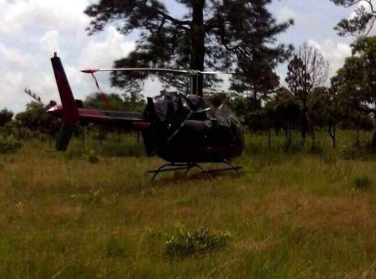 Militares retienen helicóptero en La Mosquitia de Honduras