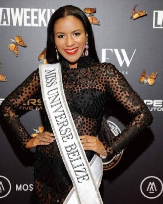 Miss Universo Belice 2018 - Jenelli Fraser<br/>