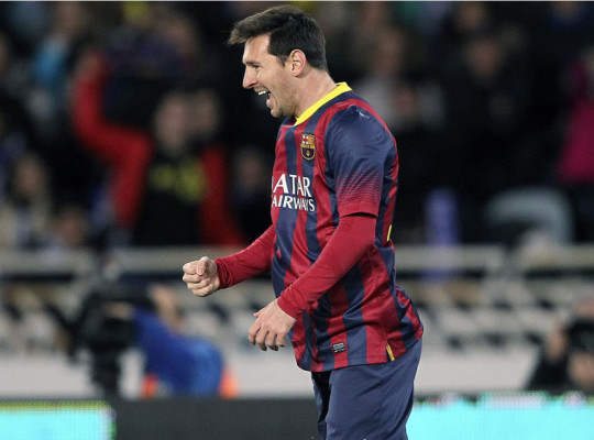 Messi alcanza un nuevo récord goleador con el Barça