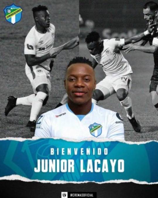 El Comunicaciones de Guatemala hizo oficial el fichaje del delantero hondureño Júnior Lacayo, quien llega procedente de la UPN. 'Le deseamos muchos éxitos en esta nueva etapa de su carrera profesional con el Club Fantasma”, publicó el cuadro chapín.<br/>