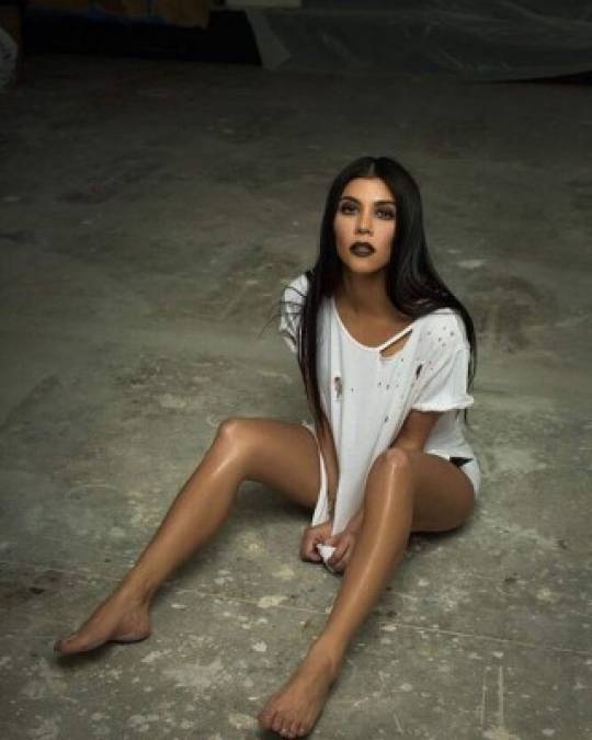 Es que Kourtney no es tan exhibicionista como sus otras hermanas o por lo menos eso parece.