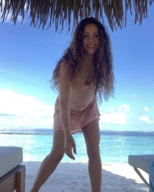 Shakira y su familia estuvieron de vacaciones en las islas de Maldivas.