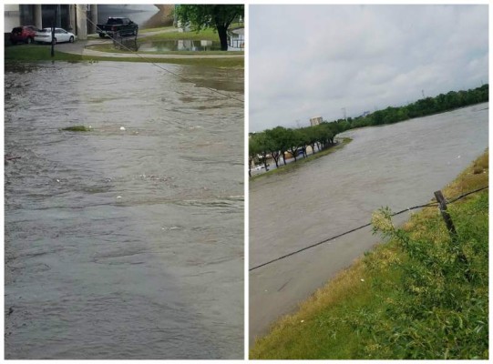 Las fuertes inundaciaones han dejado varias personas muertas y evacuadas. Foto Bella Hernández.