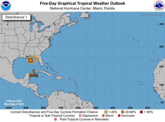 Se forma la tormenta tropical Mindy en el Golfo de México y amenaza a Florida