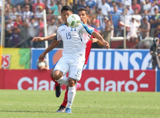 Selección de Honduras empató 1-1 ante Costa Rica