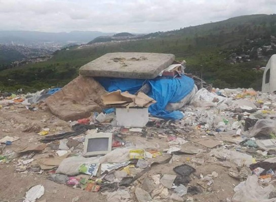 Encuentran cuerpo de recién nacido en basurero de Tegucigalpa