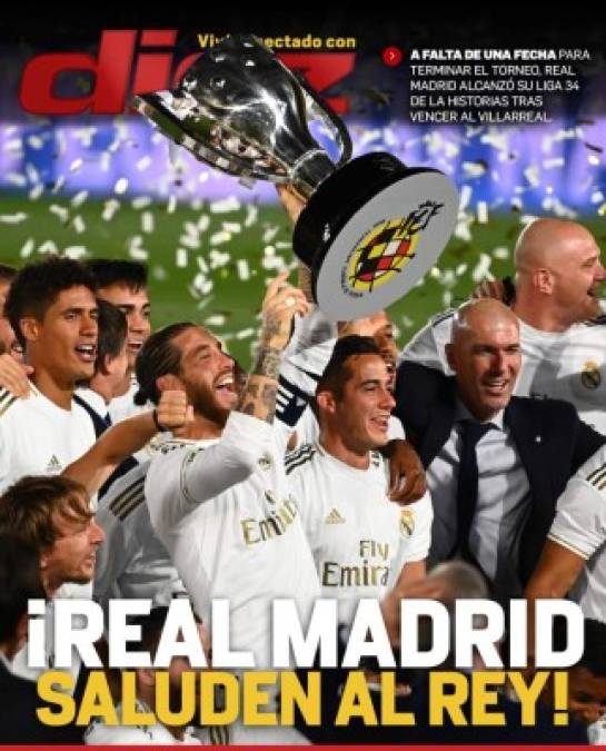 Diario Diez - '¡Real Madrid, saluden al Rey!'.