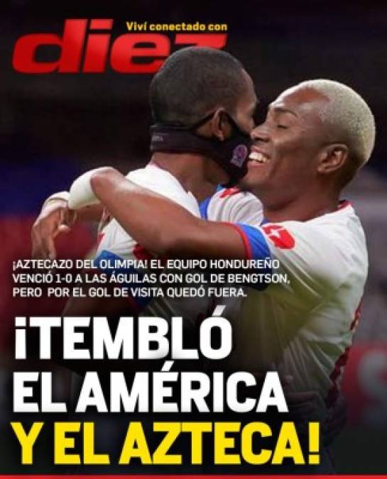 Diario Diez - “¡Tembló el América y el Azteca”.