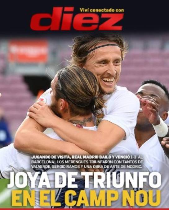 Diario Diez - 'Joya de triunfo en el Camp Nou'.