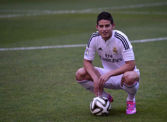 James Rodríguez: 'Espero dar muchas alegrías. ¡Hala Madrid!'