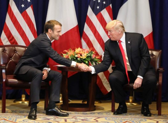 Trump y Macron se reencuentran en Nueva York