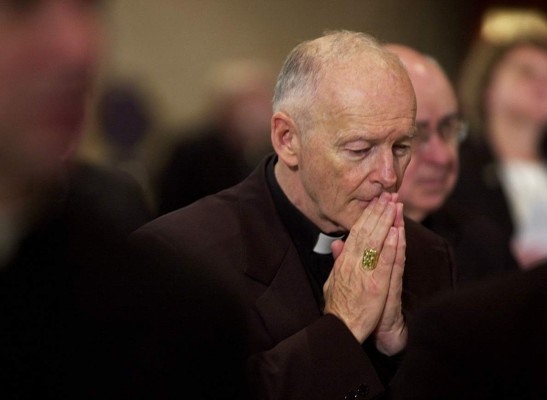 Acusan de abuso sexual al excardenal estadounidense Theodore McCarrick