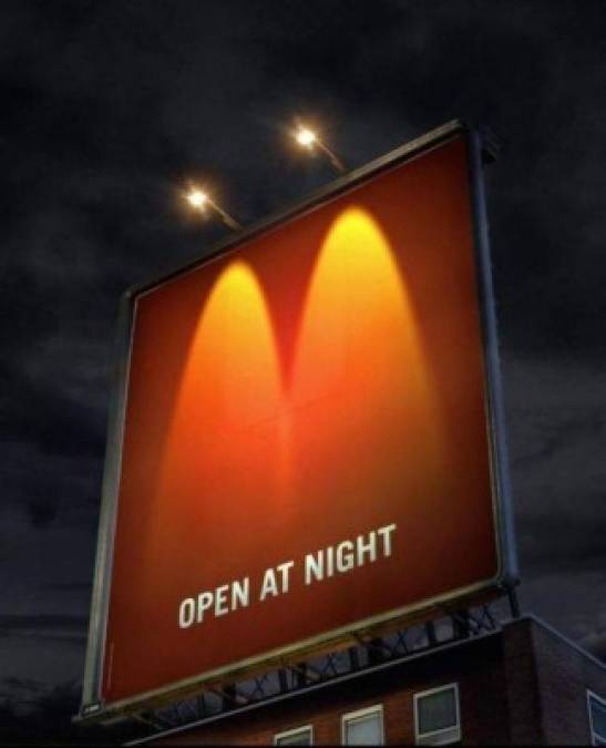 Con solo luz, McDonalds hace un interesante anuncio de su popular logo.