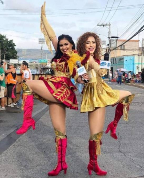 Mayra Tercero junto a Alejandra Rubio de Qué hubo Tv.