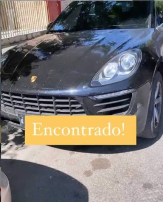 Daniella Chávez informó a sus seguidores que encontraron el Porche este domingo en Recoleta, ubicada en el sector norte de la ciudad de Santiago, capital de Chile. <br/><br/>'Encontramos mi auto, gracias a todos quienes compartieron el eobo, gracias a quienes dieron datos, y gracias a Dios por que mi familia está bien que es lo más importante, si pudiéramos difundir el amor tan rápido como propagamos el odio y la negatividad, en que mundo tan maravilloso viviríamos! (perdón mi alergia)', escribio la modelo.