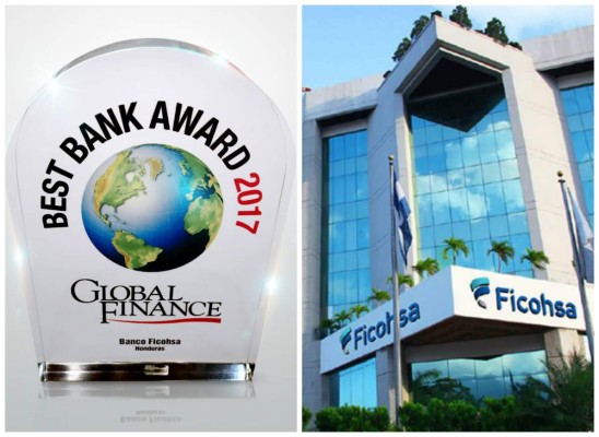 Ficohsa elegido 'Mejor banco en Honduras' por la revista Global Finance