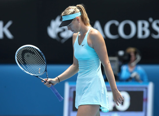 Maria Sharapova se despide del Abierto de Australia