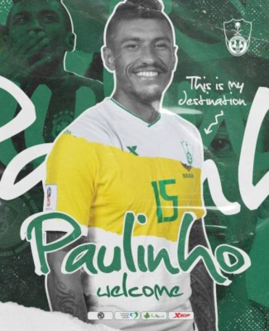 El Al Ahli de la Liga Saudí ha hecho oficial la llegada de Paulinho Bezerra. El potente mediocentro brasileño se encontraba sin equipo tras poner fin a su etapa en China. El ex jugador del Barcleona e internacional brasileño firma por tres temporadas.