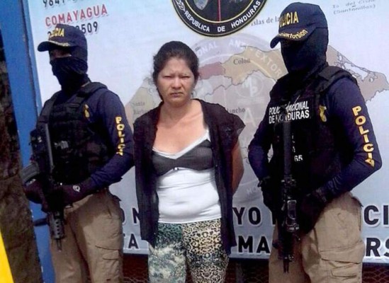 Capturan a supuesta extorsionadora en Tegucigalpa