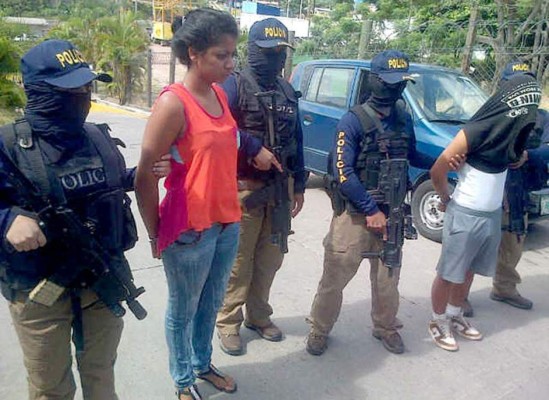 Capturan a la 'Cariñosa” y a su cómplice en Tegucigalpa
