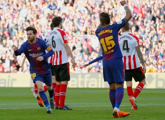 Barcelona doblega al Bilbao y da otro paso hacia el título