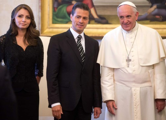 Tras escándalo por su boda, Peña Nieto recibirá al Papa