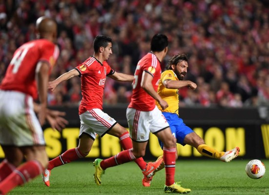 Benfica sorprende a la Juventus y toma ventaja en las semifinales