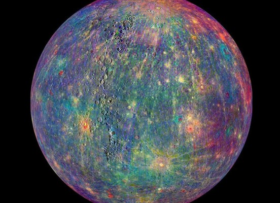 NASA revela impactantes fotos del planeta Mercurio