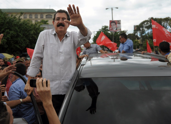 Elecciones 2013: Seguidores de Libre salen a protestar a las calles de Tegucigalpa, Honduras