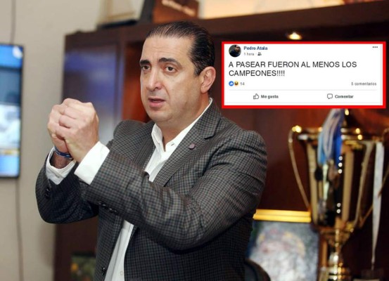Pedro Atala, inconforme con la no participación de jugadores de Motagua en amistoso de Honduras