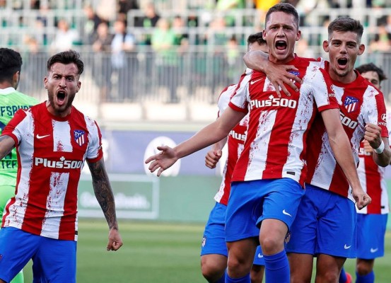 Un catracho en la banca: Wolfsburgo perdió frente al Atlético de Madrid en amistoso