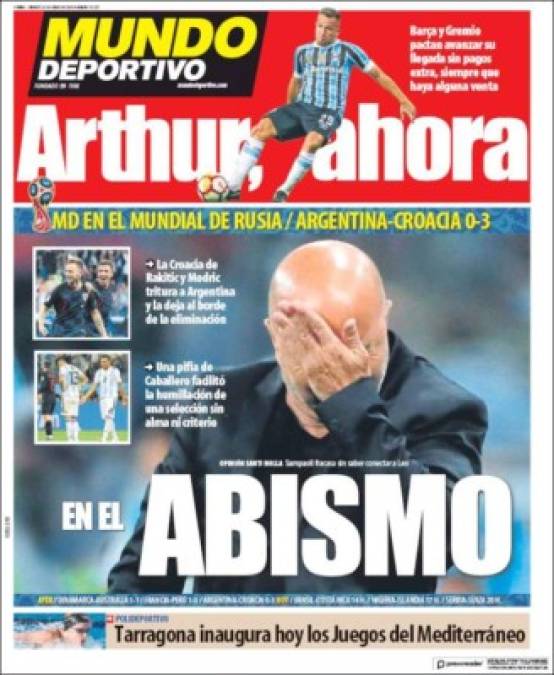 Mundo Deportivo de Barcelona, España.