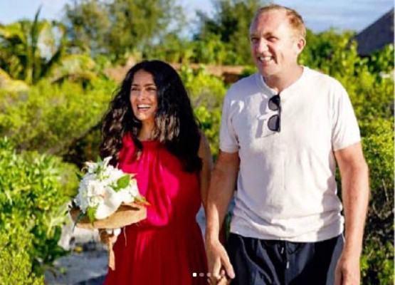 Salma Hayek renueva sus votos matrimoniales con François-Henri Pinault