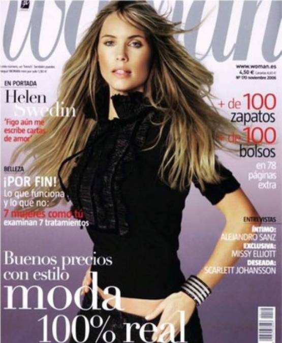 Helen Svedin ha aparecido en las portadas de GQ, Elle, Marie Claire y Woman.