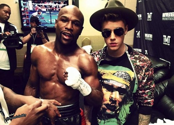 Justin Bieber, la mejor jugada publicitaria de Mayweather