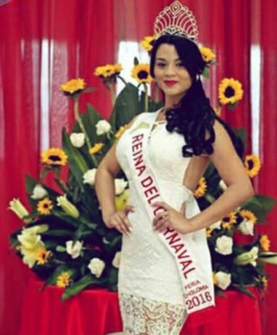 Karen Mitchell fue reina del Carnaval de Choloma.