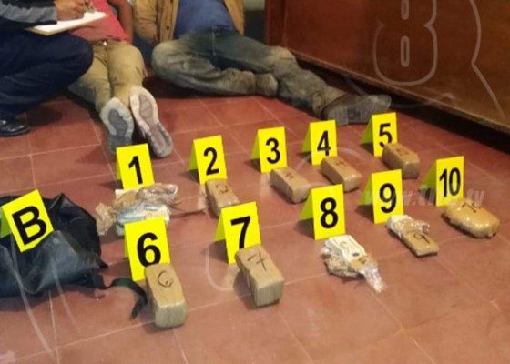 Decomisan 92 mil dólares y droga a dos hondureños