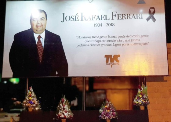 Llegan los restos de Rafael Ferrari a Tegucigalpa