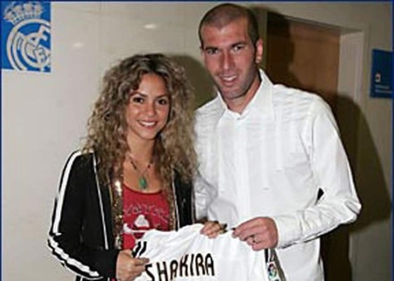 La foto de Shakira y Zidane que está causando furor