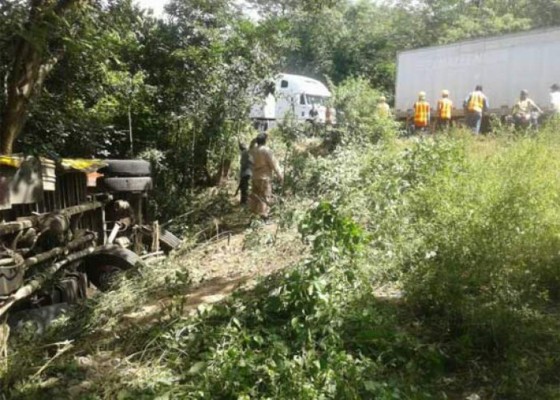 Volcamiento de bus deja varios heridos en el sur de Honduras