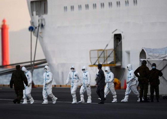 Anuncian 65 nuevas infecciones por coronavirus en el crucero en Japón