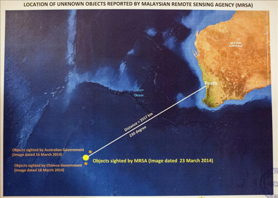 Reanudan la búsqueda del vuelo MH370